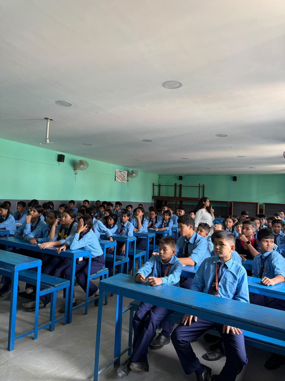 Kabi Paudel leading a My Heritage Hub classroom session